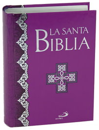 SAN PABLO EDITORIAL, La Santa Biblia - Edición de bolsillo con canto plateado
