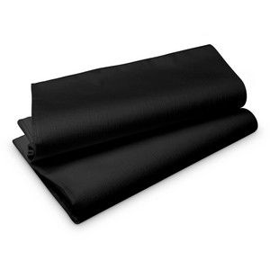 Duni Cubre Mantel Un Solo Uso Evolin 110x110 cm Negro - Caja de 50 unidades Duni Cubre Mantel Un Solo Uso Evolin 110x110 cm Negro - Caja de 50 unidades