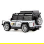 AMEWI 22678 Coche Todoterreno RC Die Cast 1:64 Metal Blanco, 2.4 GHz RTR con Batería Recargable, para +6 Años