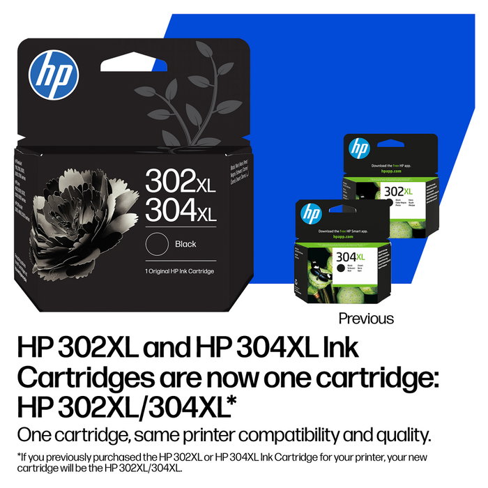 HP Pack de 2 cartuchos de tinta 302/304 Negro y Tricolor