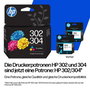 HP Pack de 2 Cartuchos de Tinta Original 302/304 Negro y Tricolor
