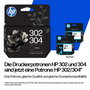 HP Pack de 2 Cartuchos de Tinta Original 302/304 Negro y Tricolor