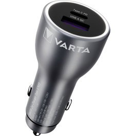 Varta Cargador de Coche 45 W con 1x USB-A y 1x USB-C PD