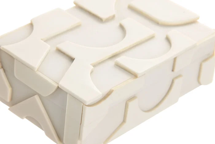 DKD Home Decor Set de 2 Joyeros de Resina y Hueso Blanco DKD Home Decor Set de 2 Joyeros de Resina y Hueso Blanco