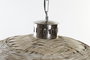 DKD Home Decor Lámpara de Techo Mediterráneo Blanco Plateado Ratán Metal 80 x 47 x 80 cm