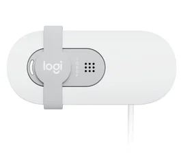 Logitech Brio 100 Webcam Full HD 1080p 2 MP USB con Micrófono Integrado y Tapa de Privacidad - Blanco (960-001617)