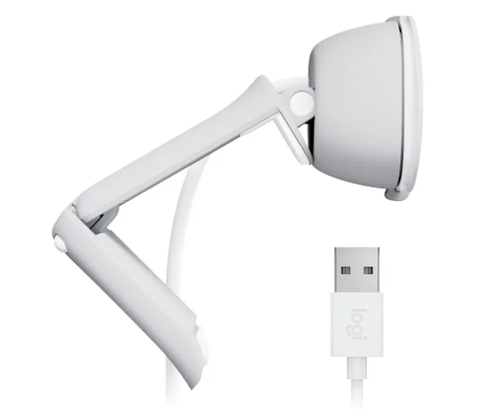 Logitech Brio 100 Webcam Full HD Blanco 960-001617 Logitech Brio 100 Webcam Full HD Blanco 960-001617