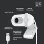 Logitech Brio 100 Webcam Full HD 1080p 2 MP USB con Micrófono Integrado y Tapa de Privacidad - Blanco (960-001617)