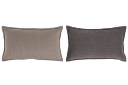 DKD Home Decor Cojín de Poliester 50x30x30 cm, Pack de 2 unidades surtidas