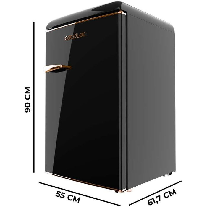 Cecotec Frigorífico independiente 110L Bolero CoolMarket TT Origin 2 puertas negro E