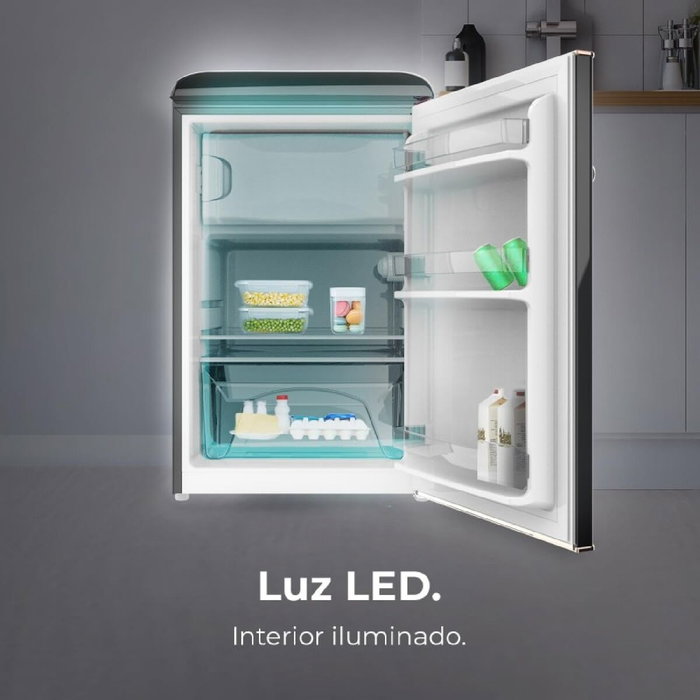 Cecotec Frigorífico independiente 110L Bolero CoolMarket TT Origin 2 puertas negro E Cecotec Frigorífico independiente 110L Bolero CoolMarket TT Origin 2 puertas negro E