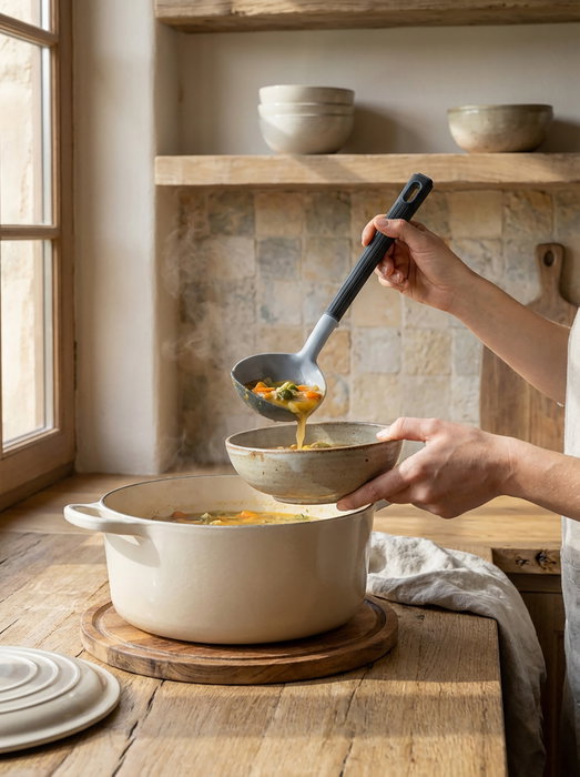 Quttin Cucharón de Cocina PBT Inde