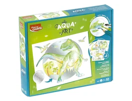 Maped Juego Creativo Aqua Art Dinosaurios Set para Pintar Acuarelas con Lápices y Pincel