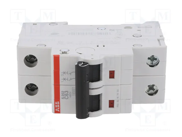 ABB S202-C63 Interruptor magnetotérmico 2 polos 63A 6kA