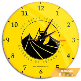 ERT GROUP Reloj de Pared Batman DC Comics 30.5cm con Mecanismo Silencioso y Esfera Brillante y Reflectante