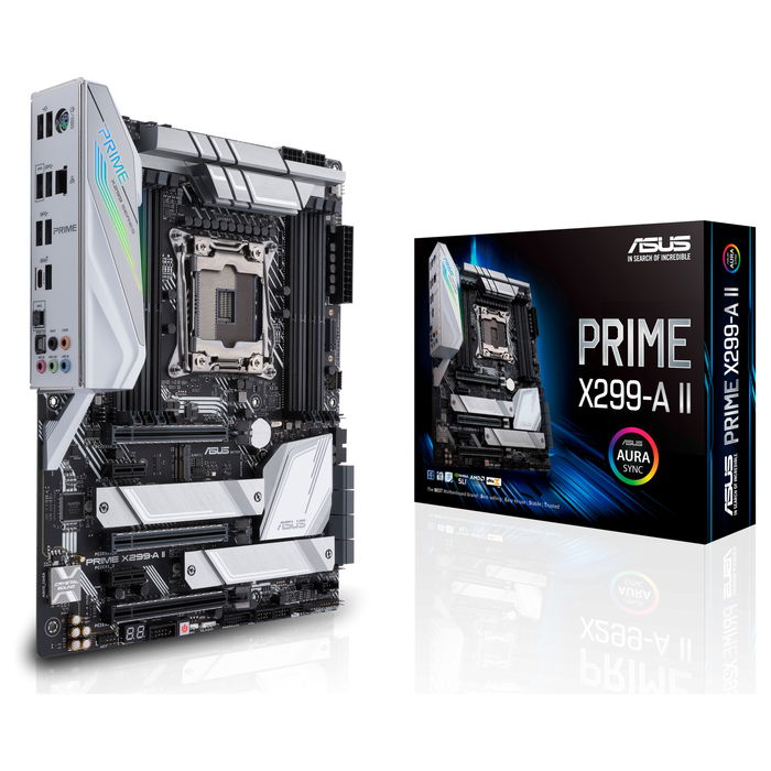 ASUS PRIME X299-A II Placa Base Intel LGA 2066 ATX con 3x M.2, Type-C y Soporte para Procesadores Intel Core X ASUS PRIME X299-A II Placa Base Intel LGA 2066 ATX con 3x M.2, Type-C y Soporte para Procesadores Intel Core X