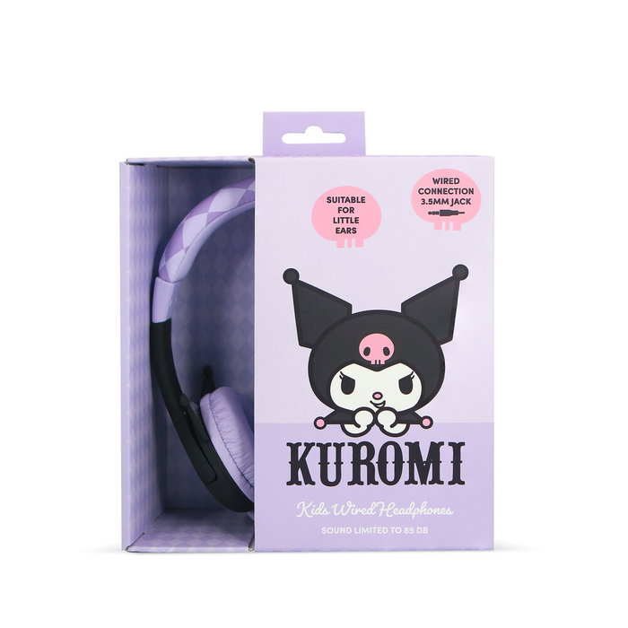 OTL TECHNOLOGIES Auriculares Infantiles Kuromi Hello Kitty Bluetooth con Cancelación Activa de Ruido y 20 Horas de Reproducción para Dispositivos con Jack 3.5mm OTL TECHNOLOGIES Auriculares Infantiles Kuromi Hello Kitty Bluetooth con Cancelación Activa de Ruido y 20 Horas de Reproducción para Dispositivos con Jack 3.5mm
