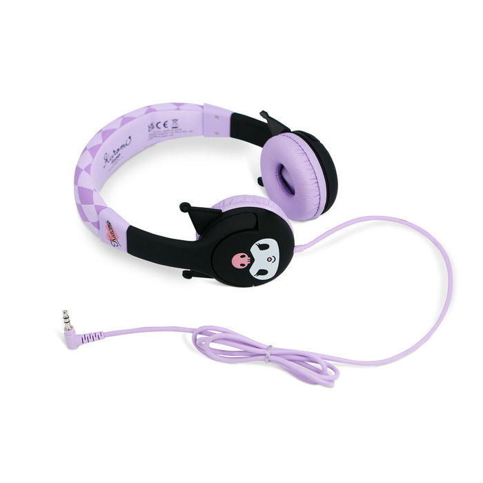 OTL TECHNOLOGIES Auriculares Infantiles Kuromi Hello Kitty Bluetooth con Cancelación Activa de Ruido y 20 Horas de Reproducción para Dispositivos con Jack 3.5mm OTL TECHNOLOGIES Auriculares Infantiles Kuromi Hello Kitty Bluetooth con Cancelación Activa de Ruido y 20 Horas de Reproducción para Dispositivos con Jack 3.5mm