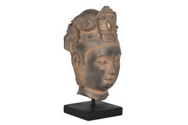 DKD Home Decor Figura de Buda Marrón y Negro en Resina