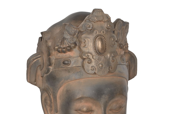 DKD Home Decor Figura de Buda Marrón y Negro en Resina