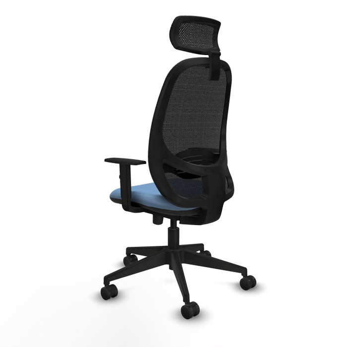 PIQUERAS Y CRESPO Silla de oficina Cilanco con mecanismo Sincro/Traslack Azul cielo PIQUERAS Y CRESPO Silla de oficina Cilanco con mecanismo Sincro/Traslack Azul cielo