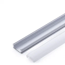 Greenice Perfil Aluminio para Tira LED Difusor Opal x 1M