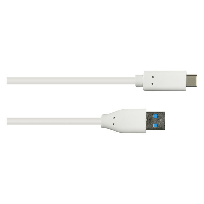 GoodConnections Cable USB 3.2 Gen 2 de USB A a USB C, 1 m, Blanco GoodConnections Cable USB 3.2 Gen 2 de USB A a USB C, 1 m, Blanco