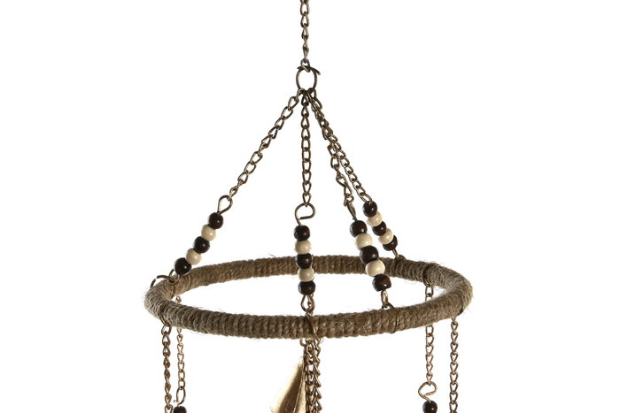 DKD Home Decor Decoración Colgante de Metal Buda Dorado DKD Home Decor Decoración Colgante de Metal Buda Dorado