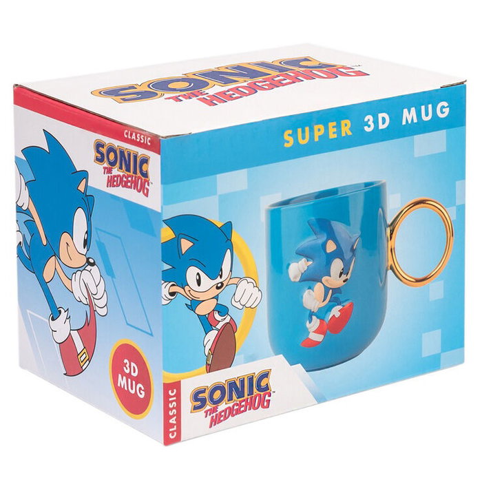 Grupo Erik Taza 3D Sonic The Hedgehog 350 ml