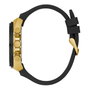 Guess GW0902G1 Reloj para Hombre con Caja Dorada y Correa Negra