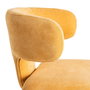 Silla Mostaza Tejido 58 X 55 X 76 cm (Set de 2)