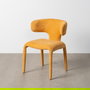 Silla Mostaza Tejido 58 X 55 X 76 cm (Set de 2)