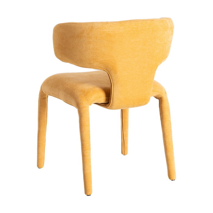 Silla Mostaza Tejido 58 X 55 X 76 cm (Set de 2)