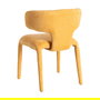 Silla Mostaza Tejido 58 X 55 X 76 cm (Set de 2)