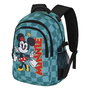 Karactermania Mochila Minnie Run. Plus Fan Indigo Ripstop, 3 Compartimentos, Puerto USB, 44x34x21 cm