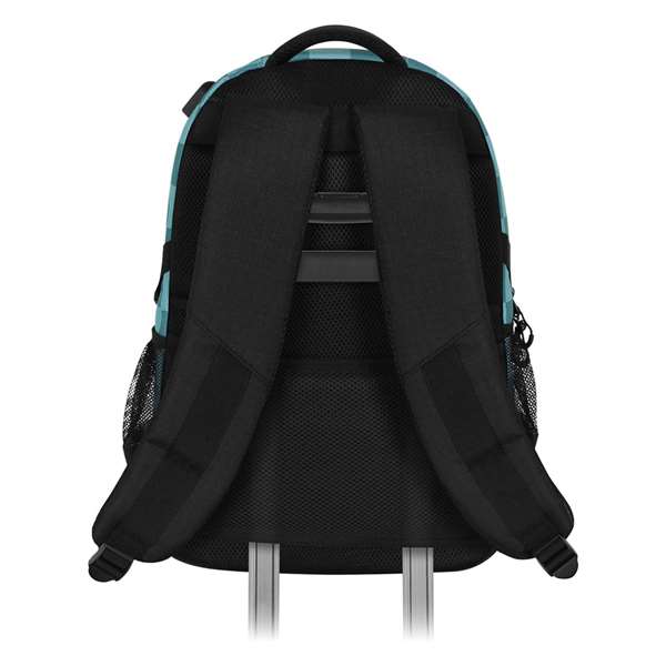 Karactermania Mochila Minnie Run. Plus Fan Indigo Ripstop, 3 Compartimentos, Puerto USB, 44x34x21 cm