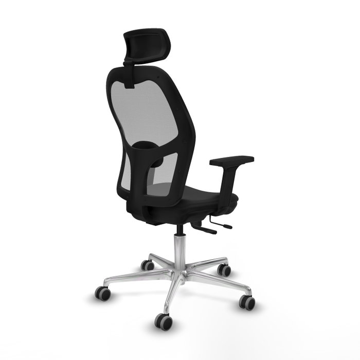 PIQUERAS Y CRESPO Silla de oficina Jorquera con mecanismo Sincro/Traslack Negro/Gris