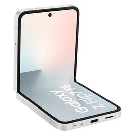 Samsung Galaxy Z Flip7 FE 5G SM-F761BZWHEUB, 256 GB, 8 GB RAM, Blanco, Pantalla Dynamic AMOLED 2X de 6.7", Cámara 50 MP, Batería 4000 mAh, Carga Rápida