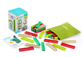 Miniland Eco Beams Building Juego de Construccion Didactico Bloques Ecologicos 32 Piezas