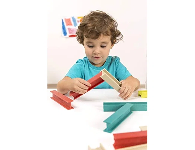 Miniland Eco Beams Building Set de 32 piezas