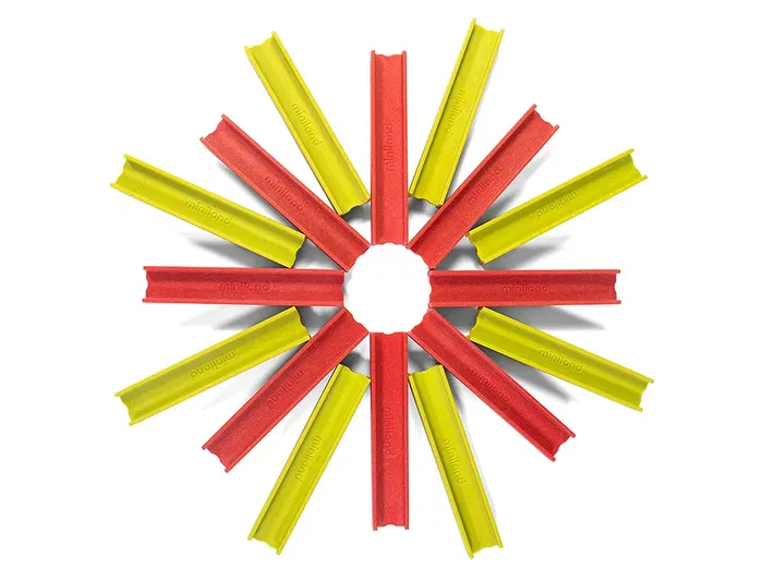 Miniland Eco Beams Building Juego de Construccion Didactico Bloques Ecologicos 32 Piezas