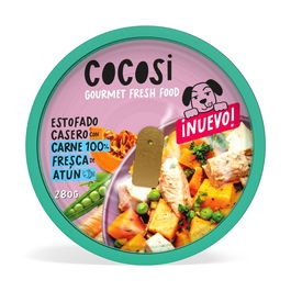 Comida húmeda Cocosi ESTOFADO CASERO Atún 280 g 9 Unidades
