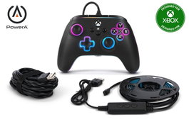 Power A Mando Advantage con Cable para Xbox Series X|S, Lumectra + RGB Negro