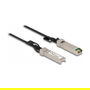DeLOCK Cable Twinax SFP+ a SFP+, Macho a Macho, 10 Gbit/s, 5 m, Negro/Plata, Protocolo InfiniBand