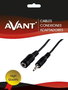 AVANT CONNECT Cable Audio 3.5mm Jack Macho a Hembra 1.8 Metros - Cable de Extensión para Auriculares, Altavoces, PC