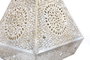 DKD Home Decor Lámpara de Techo Metal Blanco y Dorado Arabic Dream