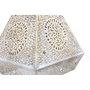 DKD Home Decor Lámpara de Techo Metal Blanco y Dorado Arabic Dream