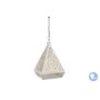 DKD Home Decor Lámpara de Techo Metal Blanco y Dorado Arabic Dream