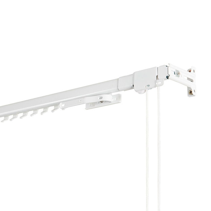 Cintacor Riel reforzado extensible de 70 - 120 cm blanco Cintacor Riel reforzado extensible de 70 - 120 cm blanco