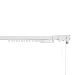 Cintacor Riel reforzado extensible de 70 - 120 cm blanco